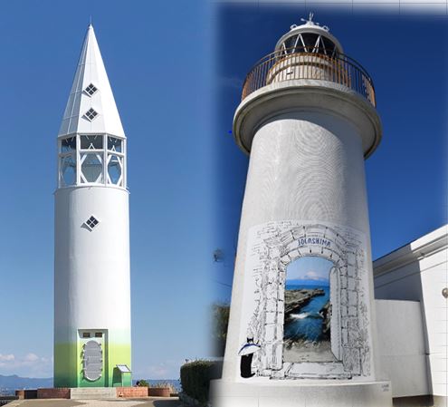 城ヶ島のペア灯台