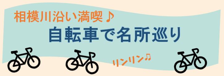 自転車で名所巡り