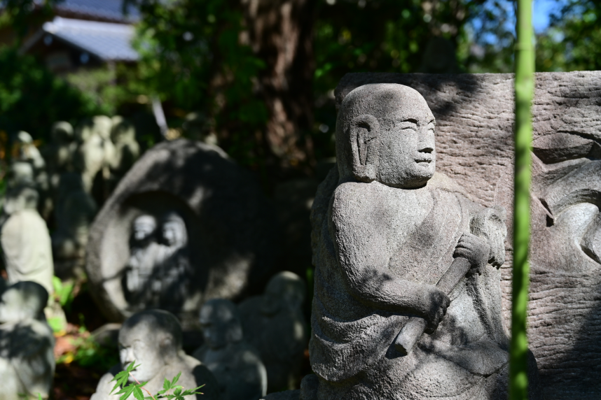 常泉寺の500羅漢