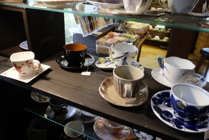 南蛮屋本店_内部のコーヒーカップの販売