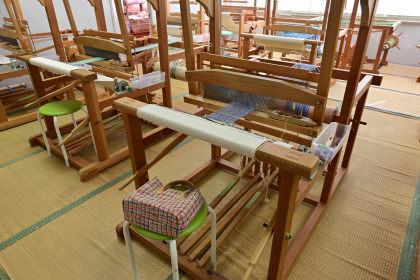 レインボープラザ（愛川繊維会館）手織り