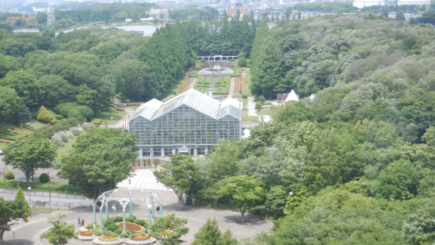 麻溝公園展望台からの風景