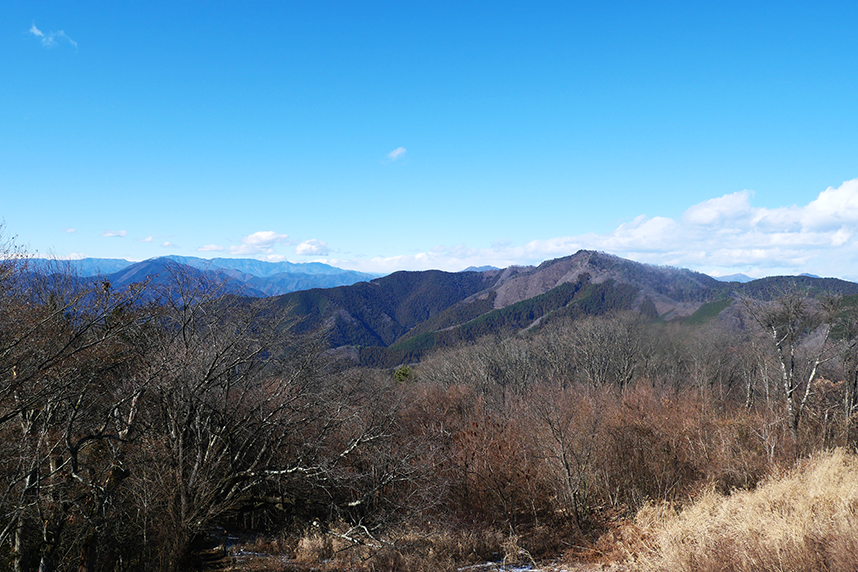 陣馬山山頂からの風景