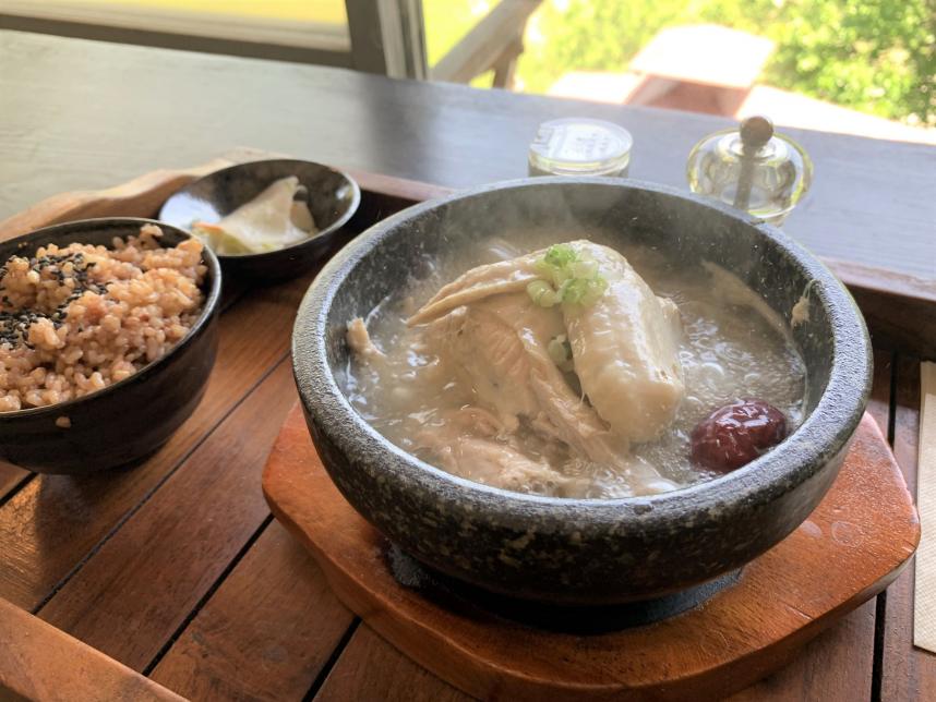 参鶏湯セット