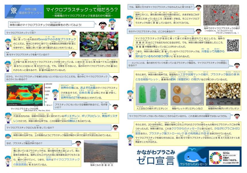 マイクロプラスチックって何だろうのポスター