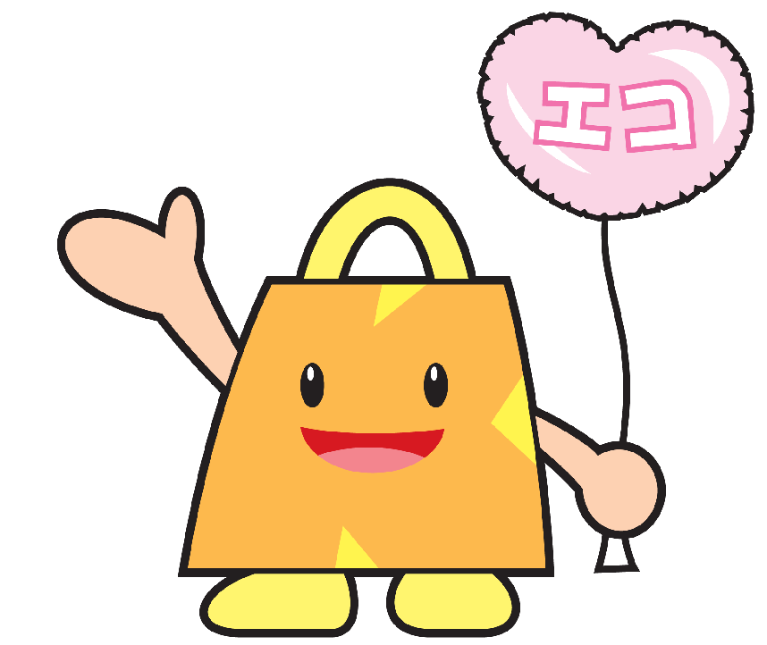 レジ袋削減イメージキャクラターの心太