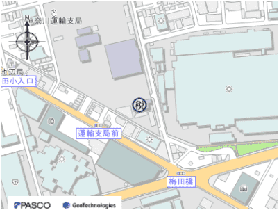自動車税管理事務所横浜駐在事務所地図