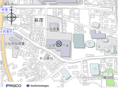 小田原県税事務所地図