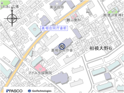 相模原県税事務所地図