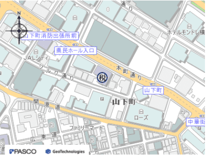 横浜県税事務所地図