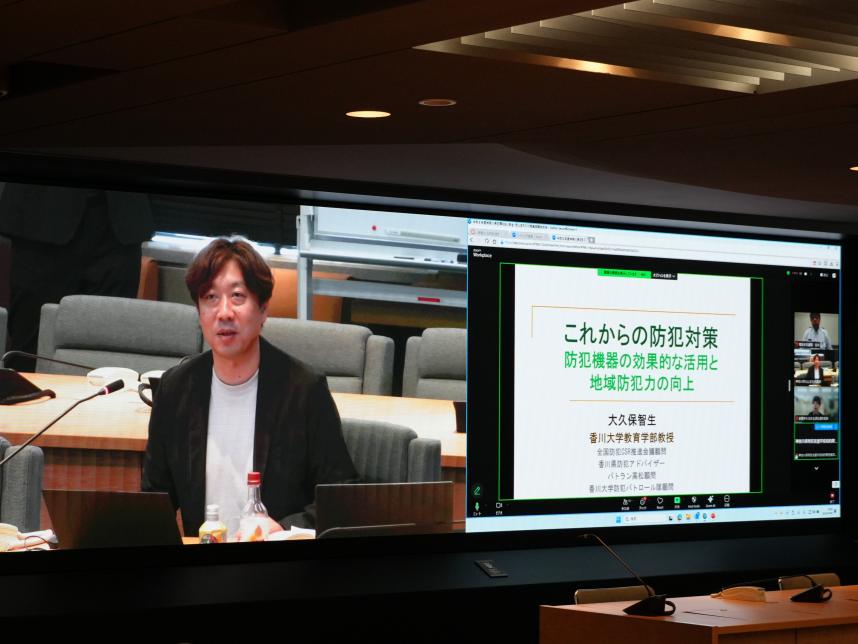 大久保教授の講演写真