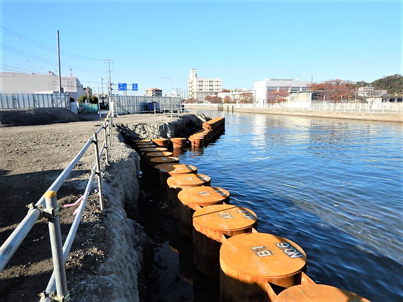 二級河川堀割川（横浜市磯子区磯子一丁目）河川再生工事