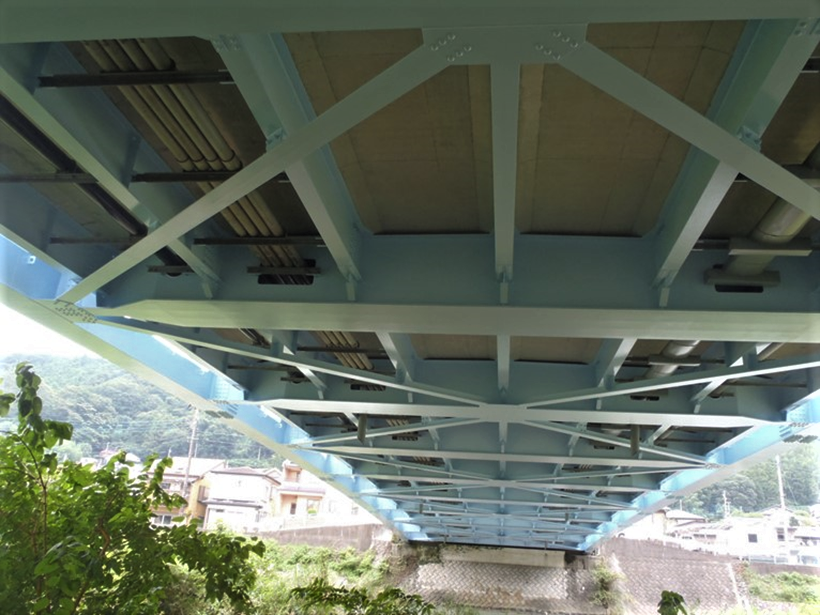 県道54号（日向橋）橋りょう補修工事（塗装工）