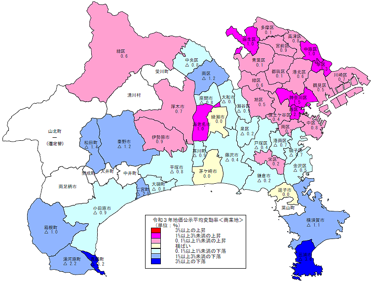 R03公示変動率（商業）地図