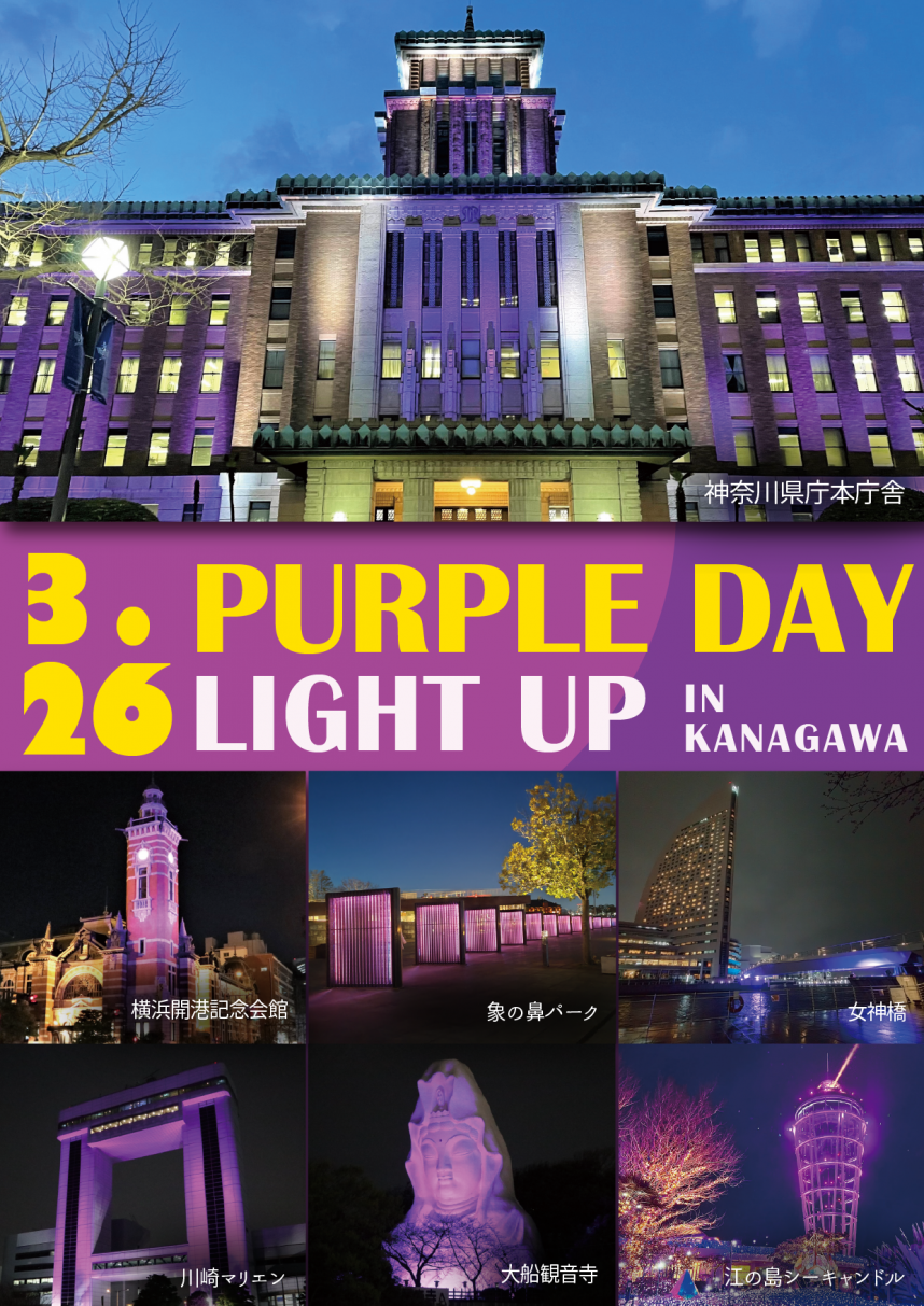 パープルデーライトアップイメージ