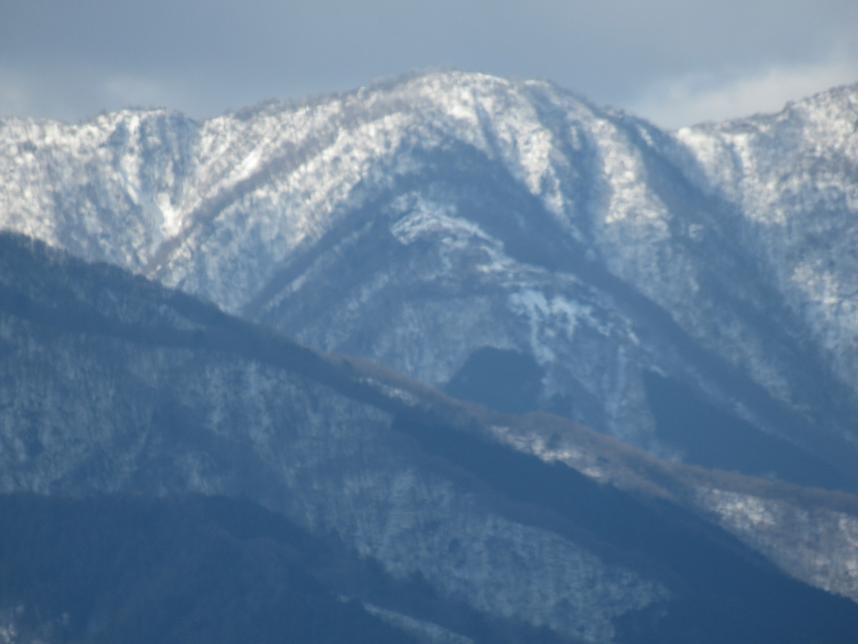 2月24日南山から蛭ヶ岳方向