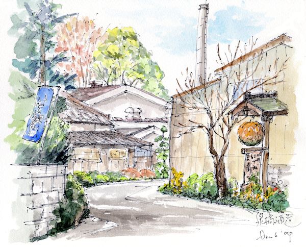 日本酒、酒蔵スケッチ、泉橋酒造