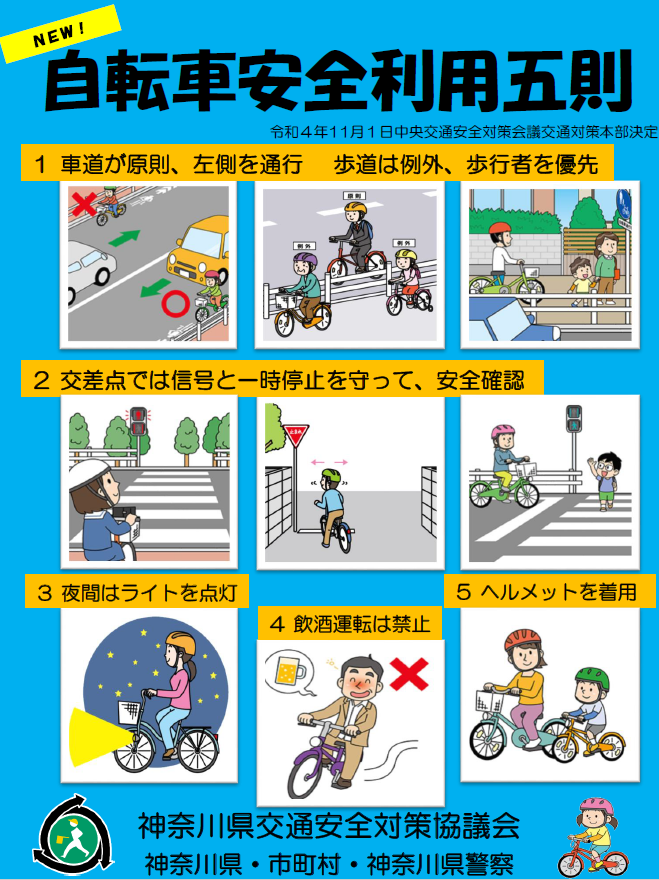 自転車安全利用五則