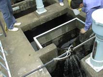 浄水処理工程の試験