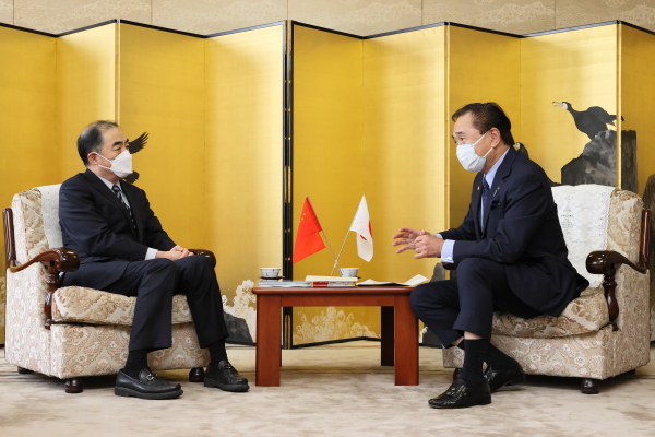 中国大使表敬2