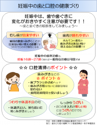 妊娠中の歯と口の健康1