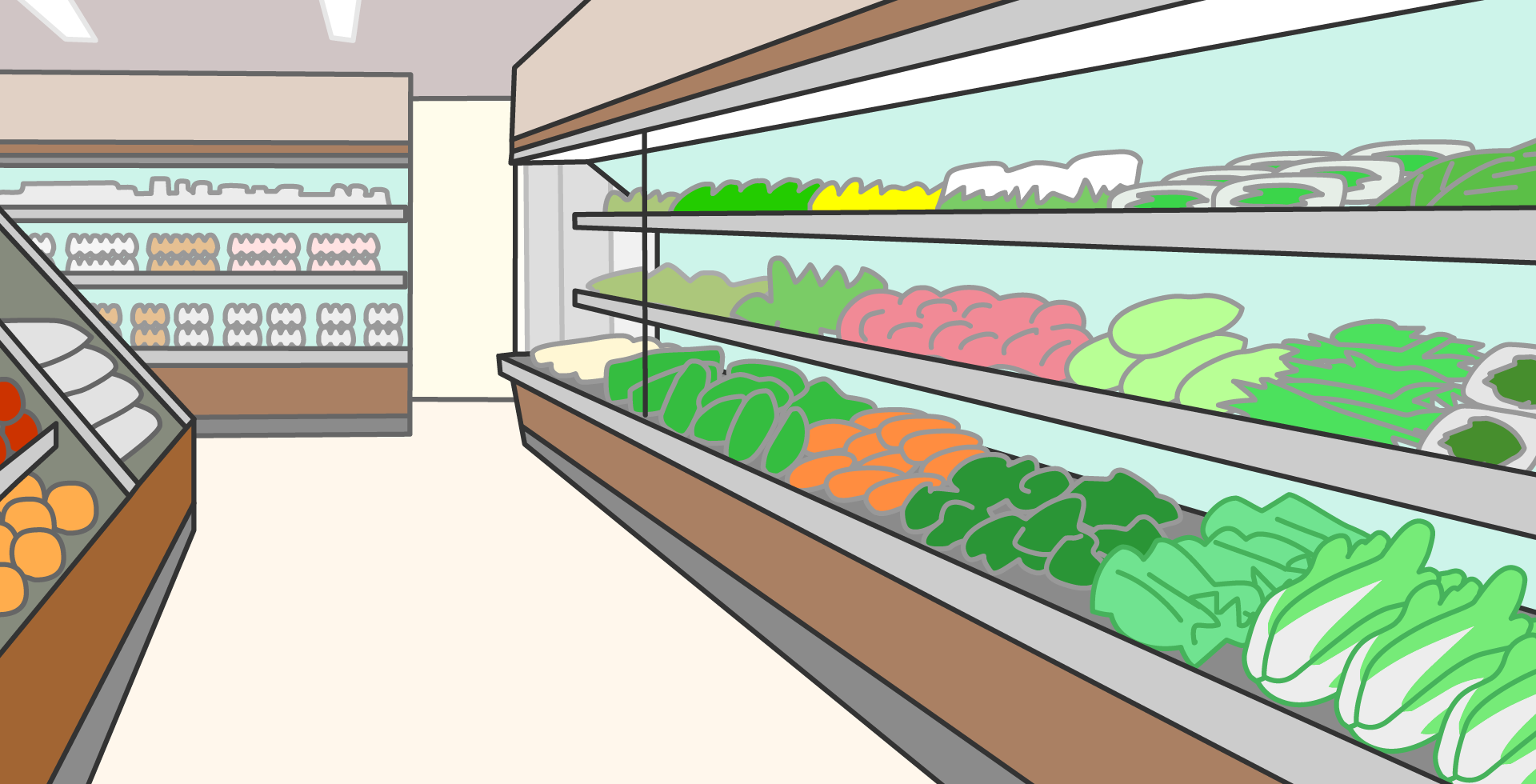 背景(具材売り場)