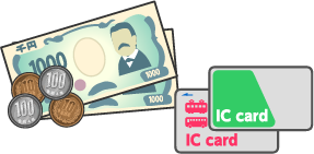 現金とICカード
