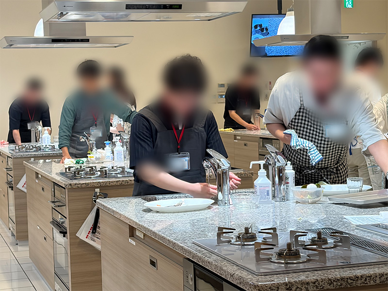 片付けの場面でも積極的に協力!