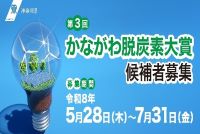 第３回かながわ脱炭素大賞の候補者を募集します!