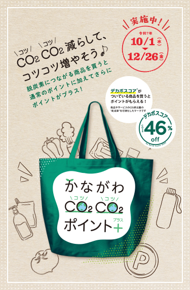 かながわコツコツポイントプラス 令和6年10月1日スタート 令和6年12月27日まで