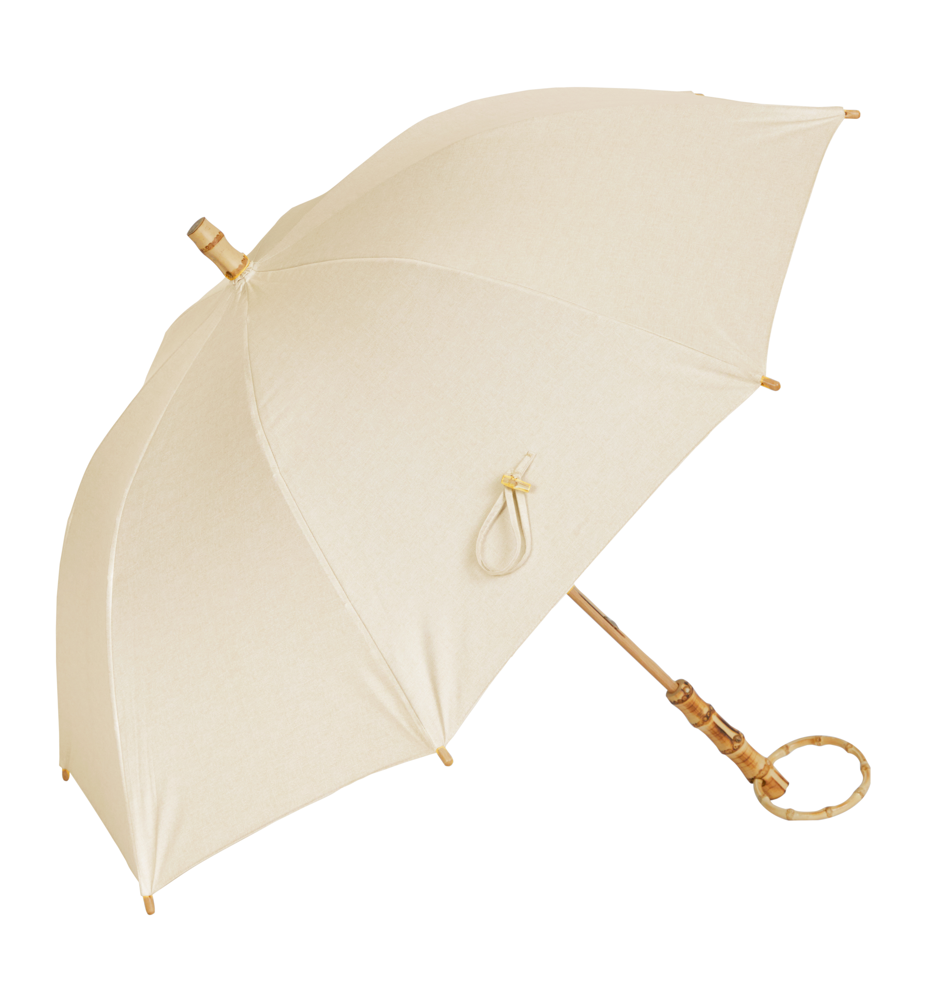because bambrella（竹や木、再生PETから作られた傘）