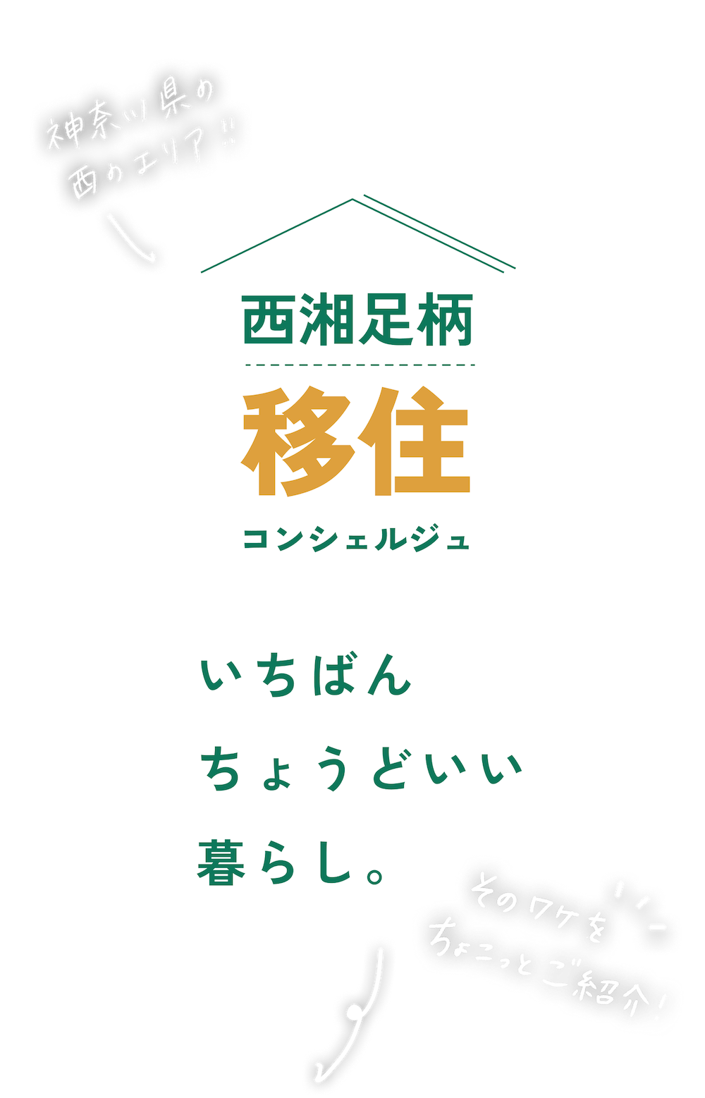 神奈川県の西のエリア！西湘足柄移住コンシェルジュ。いちばんちょうどいい暮らし。そのワケをちょこっとご紹介！
