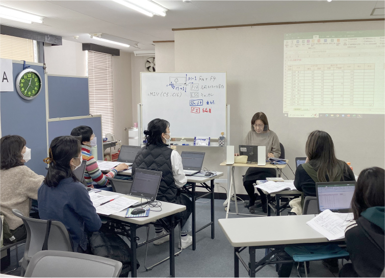 パソコン基礎講座の様子