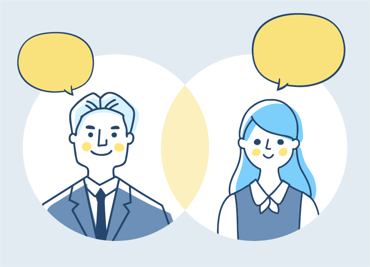 仕事に使えるコミュニケーション術講座イラスト