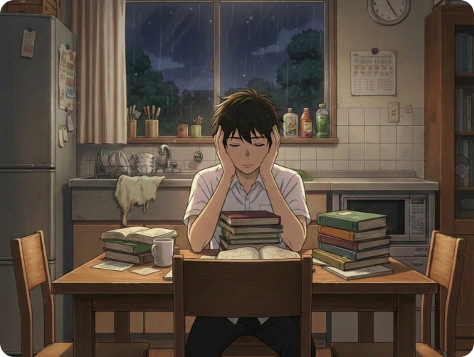 こころとからだを休められない