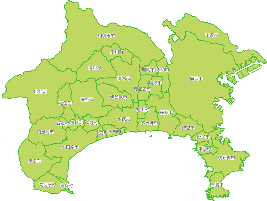 神奈川県マップ