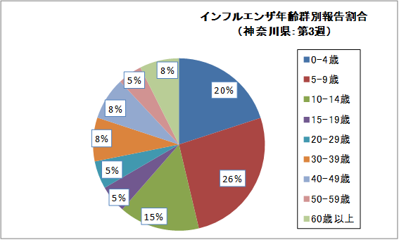 年齢群別の報告状況