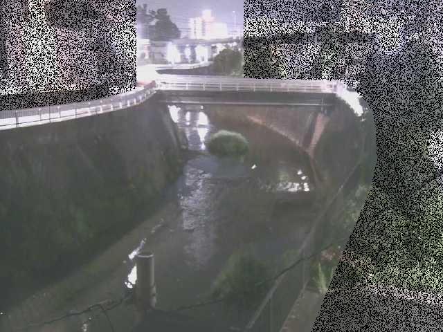 鶴見川 岡上橋付近のカメラ画像