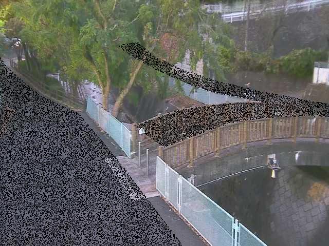嶋田人道橋付近のカメラ画像