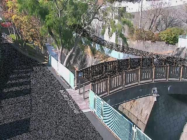 嶋田人道橋付近のカメラ画像