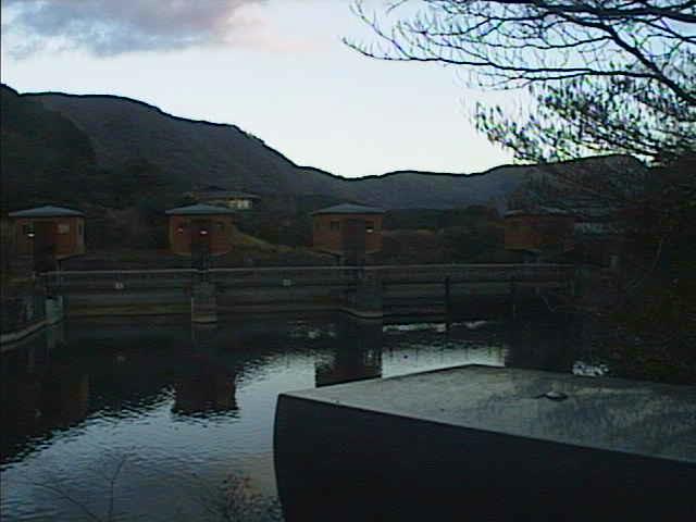 芦の湖 湖尻水門付近のカメラ画像