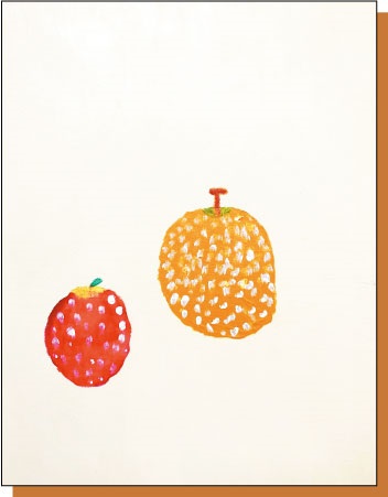 牧島美帆「りんごとなしの絵」