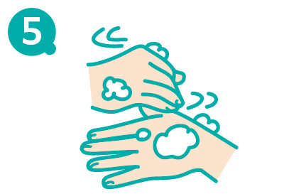 手洗い方法5