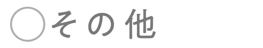 その他