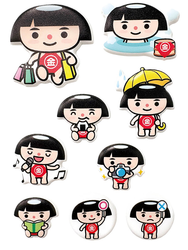 かながわキンタロウ ぷくぷくシール