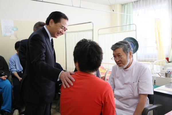 写真：口腔ケアの様子