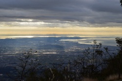 写真：山頂からの風景