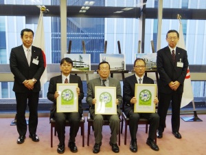 北里大学新病院の認証式写真2